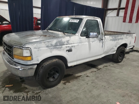 1992 Ford F-150 with VIN 1FTDF15Y2NNA80416, listed as a Copart auction lot 80701714 with 193,490 mi miles and Clean Title. Bid and sale history available at carsss.com. Image 1.