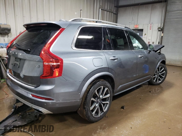 2019 Volvo XC90 Momentum with VIN YV4A22PK1K1425643, listed as a Copart auction lot 36574993 with 59,243 mi miles. Bid and sale history available at carsss.com. Image 3.