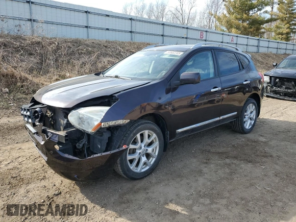2012 Nissan Rogue SV with VIN JN8AS5MV9CW356342, listed as a Copart auction lot 50682205 with 125,383 mi miles and Clean Title. Bid and sale history available at carsss.com. Image 1.