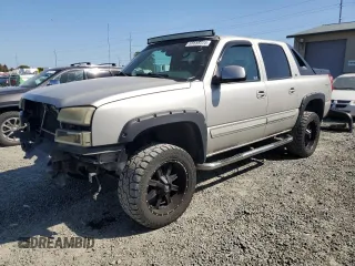 2006 Chevrolet Avalanche Z71 with VIN 3GNEK12Z26G206014, listed as a Copart auction lot 68658224 with 154,201 mi miles and Salvage Title. Bid and sale history available at carsss.com. Image 1.