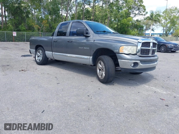 2005 Dodge 1500 SLT with VIN 1D7HU18D85J559064, listed as a IAAI auction lot 42021156 with 265,666 mi miles. Bid and sale history available at carsss.com. Image 1.