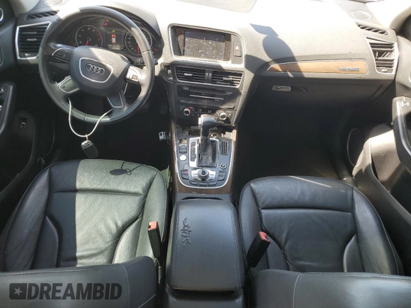 2016 Audi Q5 Premium Plus with VIN WA1L2AFPXGA142162, listed as a Copart auction lot 62697655 with 160,510 mi miles and Salvage title. Bid and sale history available at DreamBid. Image 8.