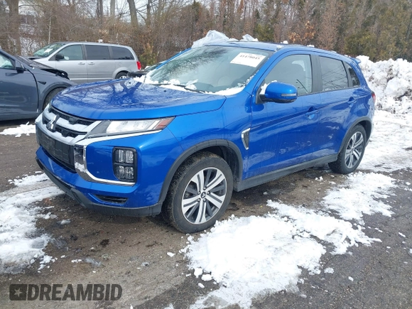 2022 Mitsubishi Outlander Sport ES with VIN JA4ARUAU3NU010938, listed as a IAAI auction lot 41478045 with 24,357 mi miles. Bid and sale history available at carsss.com. Image 18.
