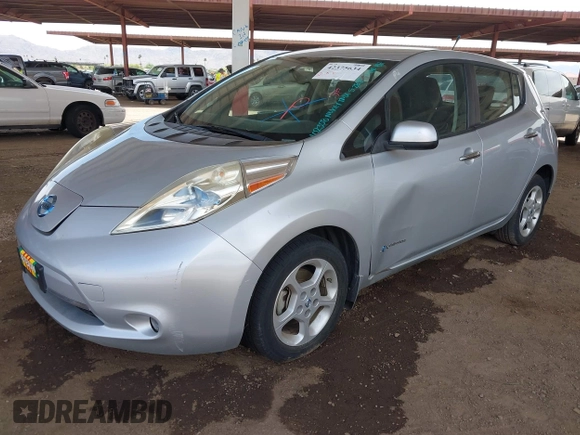 2013 Nissan LEAF SL with VIN 1N4AZ0CP6DC402358, listed as a IAAI auction lot 42375634 with 96,862 mi miles and . Bid and sale history available at DreamBid. Image 2.