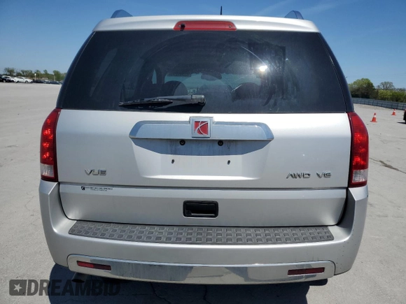 2007 Saturn VUE V6 with VIN 5GZCZ63447S864020, listed as a Copart auction lot 53581275 with 178,008 mi miles and Salvage Title. Bid and sale history available at carsss.com. Image 6.