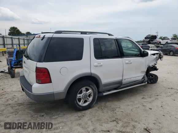 2002 Ford Explorer XLT with VIN 1FMZU63K42UD20344, listed as a Copart auction lot 50005215 with 63,640 mi miles and Salvage Title. Bid and sale history available at DreamBid. Image 3.