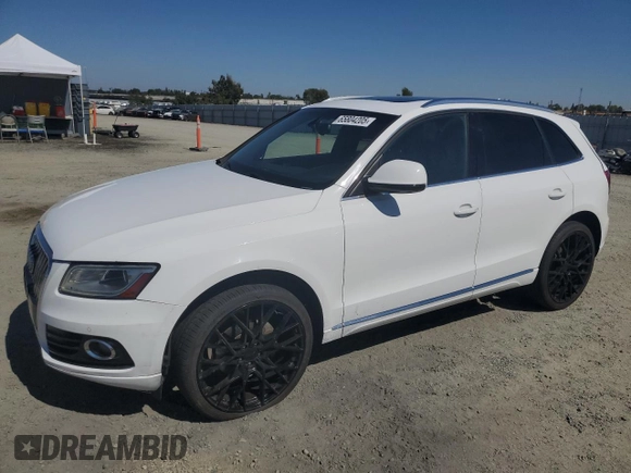 2013 Audi Q5 Premium Plus with VIN WA1LFAFP9DA046197, listed as a Copart auction lot 65804205 with 123,747 mi miles and Clean title. Bid and sale history available at DreamBid. Image 1.