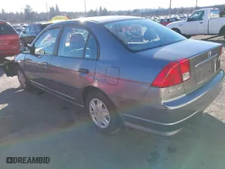 2005 Honda Civic Sdn VP SSRSv with VIN 2HGES16475H516067, listed as a IAAI auction lot 41434167 with 1 mi miles. Bid and sale history available at carsss.com. Image 3.