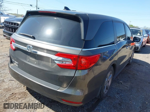 2019 Honda Odyssey EX-L with VIN 5FNRL6H78KB115260, listed as a IAAI auction lot 41962095 with 146,658 mi miles and . Bid and sale history available at DreamBid. Image 4.