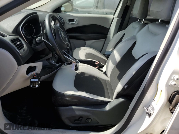2018 Jeep Compass Latitude with VIN 3C4NJCBB7JT233848, listed as a Copart auction lot 56502715 with 94,665 mi miles and Salvage title. Bid and sale history available at DreamBid. Image 7.