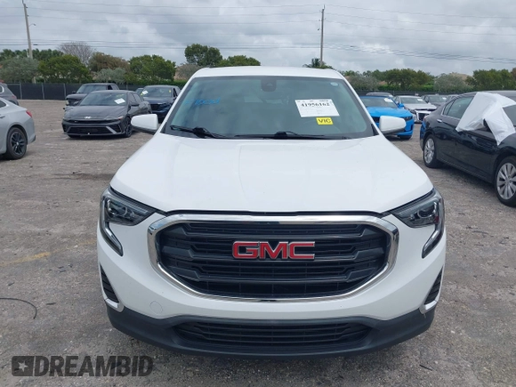 2021 GMC Terrain SLE with VIN 3GKALMEV3ML360383, listed as a IAAI auction lot 41956162 with 27,074 mi miles and . Bid and sale history available at carsss.com. Image 12.