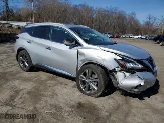 2020 Nissan Murano Platinum with VIN 5N1AZ2DS1LN114335, listed as a Copart auction lot 48588165 with 51,074 mi miles and Salvage Title. Bid and sale history available at carsss.com. Image 4.