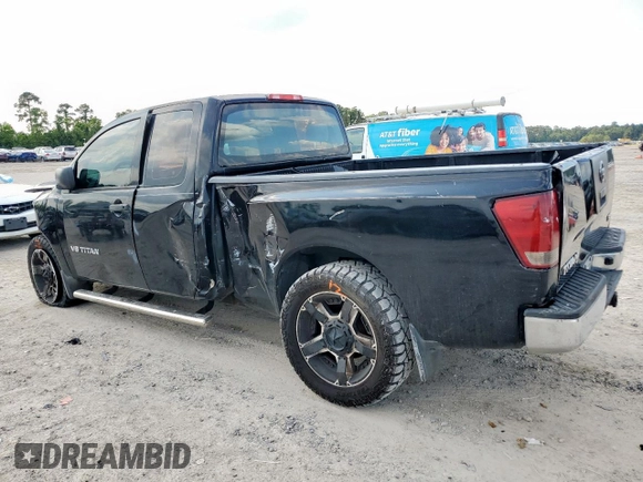 2008 Nissan Titan XE with VIN 1N6BA06A08N310084, listed as a Copart auction lot 58950565 with 208,055 mi miles and Salvage title. Bid and sale history available at DreamBid. Image 2.