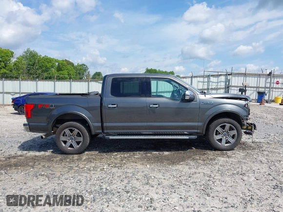 2018 Ford F-150 XL with VIN 1FTEW1E50JFD58356, listed as a IAAI auction lot 42456741 with 153,332 mi miles and . Bid and sale history available at DreamBid. Image 14.