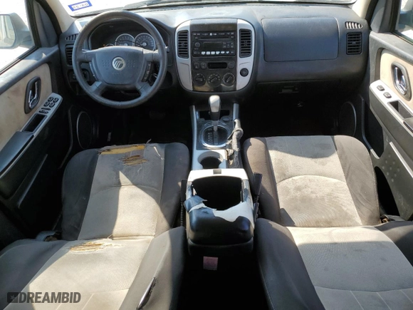 2006 Mercury Mariner Convenience with VIN 4M2YU56Z36DJ02169, listed as a Copart auction lot 75345244 with 243,896 mi miles and Salvage Title. Bid and sale history available at carsss.com. Image 8.