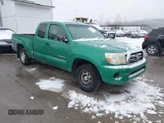 2007 Toyota Tacoma with VIN 5TETX22N77Z433984, listed as a IAAI auction lot 41551603 with 124,658 mi miles. Bid and sale history available at carsss.com. Image 1.