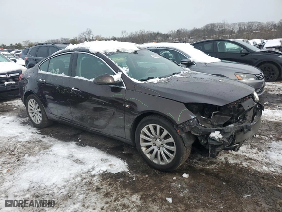 2011 Buick Regal CXL Turbo TO2 with VIN W04GW5EV0B1103201, listed as a Copart auction lot 44242565 with 139,775 mi miles and Salvage Title. Bid and sale history available at carsss.com. Image 4.