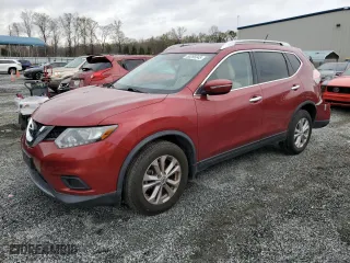 2015 Nissan Rogue S with VIN KNMAT2MT8FP557489, listed as a Copart auction lot 50289345 with 81,364 mi miles and Salvage Title. Bid and sale history available at carsss.com. Image 1.