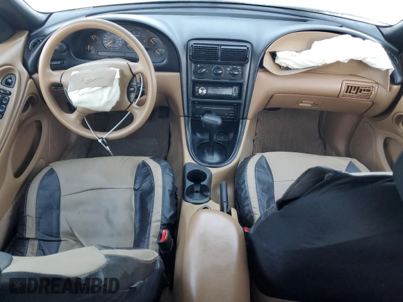 1998 Ford Mustang with VIN 1FAFP4440WF160806, listed as a Copart auction lot 42334235 with 82,105 mi miles and Salvage Title. Bid and sale history available at carsss.com. Image 8.