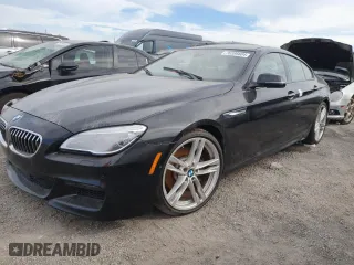 2016 BMW 6 Series 640i with VIN WBA6D0C55GG432720, listed as a Copart auction lot 76286604 with 0 mi miles and Salvage Title. Bid and sale history available at carsss.com. Image 1.