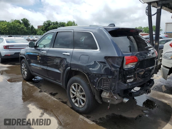 2014 Jeep Grand Cherokee Limited with VIN 1C4RJFBG6EC335397, listed as a Copart auction lot 62770275 with 164,039 mi miles and Non repairable. Bid and sale history available at DreamBid. Image 2.