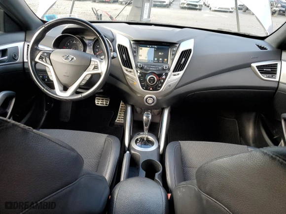 2016 Hyundai Veloster with VIN KMHTC6AD2GU283458, listed as a Copart auction lot 52090685 with 68,752 mi miles and Salvage Title. Bid and sale history available at carsss.com. Image 8.