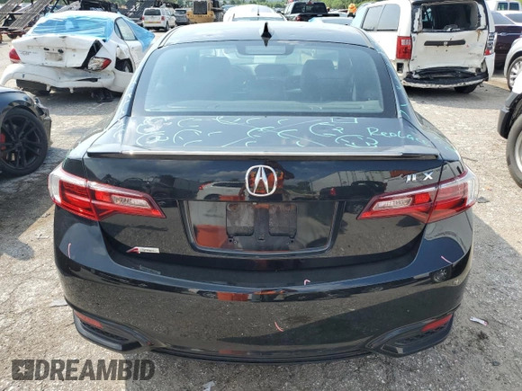 2018 Acura ILX Premium with VIN 19UDE2F85JA003694, listed as a Copart auction lot 62674024 with 72,256 mi miles and Salvage title. Bid and sale history available at DreamBid. Image 6.