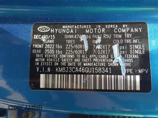 2016 Hyundai Tucson SE z VIN KM8J3CA46GU158341, wystawiony jako IAAI lot #42211047 z przebiegiem 84 112 mil mil oraz . Historia ofert i sprzedaży dostępna na DreamBid. Obrazek 9.