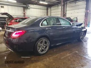 2021 Mercedes-Benz C 300 with VIN W1KWF8EB8MR644824, listed as a Copart auction lot 46286505 with 27,075 mi miles and Non Repairable. Bid and sale history available at carsss.com. Image 3.