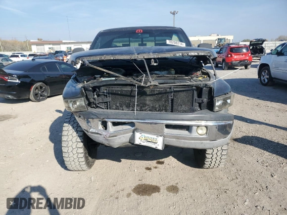 2001 Dodge Ram 2500 with VIN 3B7KF23651G821045, listed as a Copart auction lot 78208214 with 300,131 mi miles and Salvage Title. Bid and sale history available at carsss.com. Image 5.