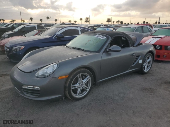 2011 Porsche Boxster with VIN WP0CA2A81BU710210, listed as a Copart auction lot 76809134 with 28,268 mi miles and Non Repairable. Bid and sale history available at carsss.com. Image 1.