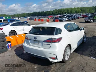 2014 Lexus CT 200h with VIN JTHKD5BH1E2175901, listed as a IAAI auction lot 42238546 with 157,577 mi miles and . Bid and sale history available at DreamBid. Image 4.