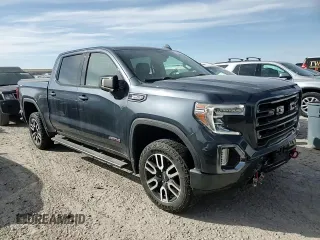 2021 GMC Sierra 1500 AT4 with VIN 1GTP9EED9MZ302644, listed as a Copart auction lot 48487505 with 42,106 mi miles and Salvage Title. Bid and sale history available at carsss.com. Image 10.
