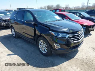2018 Chevrolet Equinox LT with VIN 2GNAXJEV1J6120187, listed as a IAAI auction lot 41971411 with 115,180 mi miles. Bid and sale history available at carsss.com. Image 1.