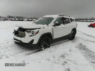 2020 GMC Terrain SLE with VIN 3GKALTEV9LL332757, listed as a IAAI auction lot 41130912 with 92,307 mi miles and . Bid and sale history available at DreamBid. Image 2.