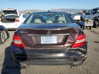 2012 Mercedes-Benz C 350 Sport with VIN WDDGF5HB6CR214884, listed as a Copart auction lot 83692864 with 87,157 mi miles and Salvage Title. Bid and sale history available at DreamBid. Image 6.