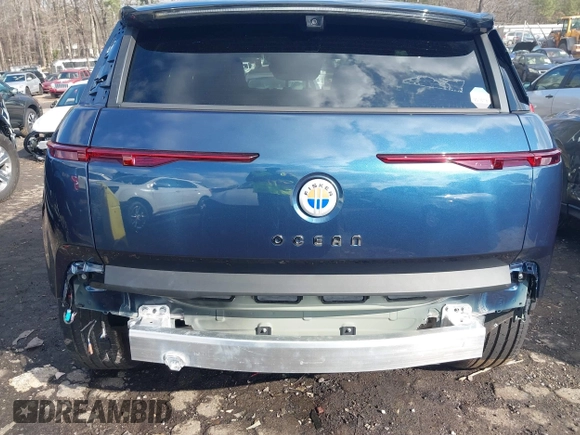 2023 Fisker Ocean Ultra z VIN VCF1UBU23PG009115, wystawiony jako IAAI lot #41532344 z przebiegiem Nie podano mil oraz . Historia ofert i sprzedaży dostępna na DreamBid. Obrazek 6.