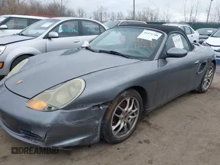2003 Porsche Boxster with VIN WP0CA29813U621288, listed as a IAAI auction lot 41471740 with 107,864 mi miles. Bid and sale history available at carsss.com. Image 2.
