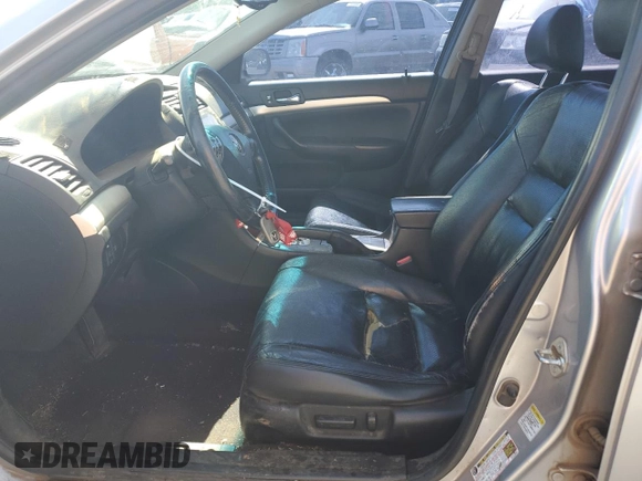 2005 Acura TSX with VIN JH4CL96885C022001, listed as a Copart auction lot 49680145 with 206,166 mi miles and Salvage Title. Bid and sale history available at carsss.com. Image 7.