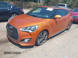 2016 Hyundai Veloster Turbo with VIN KMHTC6AE6GU273220, listed as a IAAI auction lot 42729369 with 103,933 mi miles and . Bid and sale history available at DreamBid. Image 2.