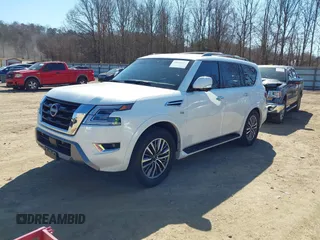 2022 Nissan Armada SL with VIN JN8AY2BC6N9162660, listed as a IAAI auction lot 41651101 with 35,726 mi miles. Bid and sale history available at carsss.com. Image 2.