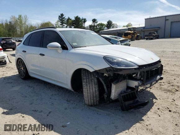 2019 Porsche Cayenne Turbo with VIN WP1AF2AY6KDA80773, listed as a Copart auction lot 55466655 with 146,919 mi miles and Salvage title. Bid and sale history available at DreamBid. Image 4.