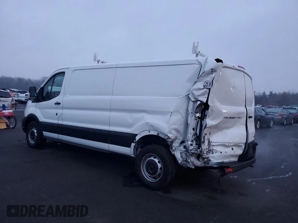 2024 Ford Transit Cargo with VIN 1FTBR1Y88RKA95648, listed as a Copart auction lot 84110294 with 3,725 mi miles and Salvage title. Bid and sale history available at DreamBid. Image 2.