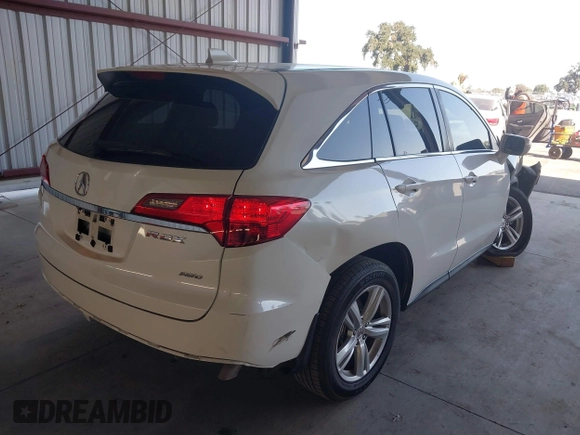 2015 Acura RDX with VIN 5J8TB4H30FL021288, listed as a IAAI auction lot 42595955 with 106,186 mi miles and . Bid and sale history available at DreamBid. Image 4.