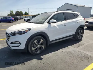 2017 Hyundai Tucson Limited z VIN KM8J3CA24HU351457, wystawiony jako Copart lot #58351205 z przebiegiem 103 299 mil mil oraz Szkoda całkowita • Salvage title. Historia ofert i sprzedaży dostępna na DreamBid. Obrazek 1.