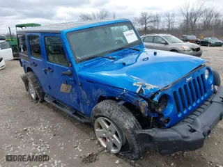 2016 Jeep Wrangler Unlimited Sport with VIN 1C4BJWDG5GL156723, listed as a IAAI auction lot 41952649 with 86,181 mi miles. Bid and sale history available at carsss.com. Image 1.