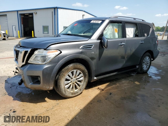 2017 Nissan Armada SV with VIN JN8AY2ND7H9006359, listed as a Copart auction lot 52451075 with 163,639 mi miles and Clean Title. Bid and sale history available at carsss.com. Image 1.