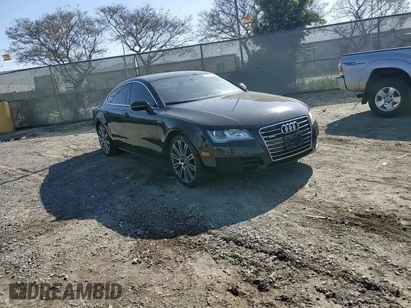 2012 Audi A7 3.0 Premium Plus with VIN WAUYGAFC6CN078552, listed as a Copart auction lot 50018925 with 156,055 mi miles and Salvage Title. Bid and sale history available at carsss.com. Image 11.