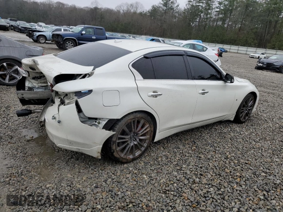 2017 Infiniti Q50 Red Sport 400 z VIN JN1FV7APXHM850452, wystawiony jako Copart lot #42366585 z przebiegiem 73 765 mil mil oraz Szkoda całkowita • Salvage title. Historia ofert i sprzedaży dostępna na DreamBid. Obrazek 3.