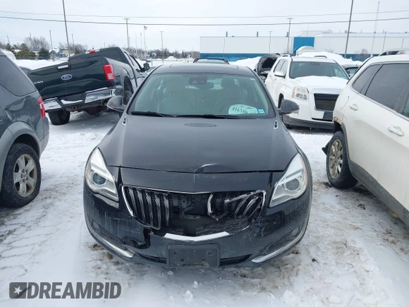 2016 Buick Regal Premium II with VIN 2G4GT5GX0G9201642, listed as a IAAI auction lot 41634052 with 93,647 mi miles. Bid and sale history available at carsss.com. Image 12.